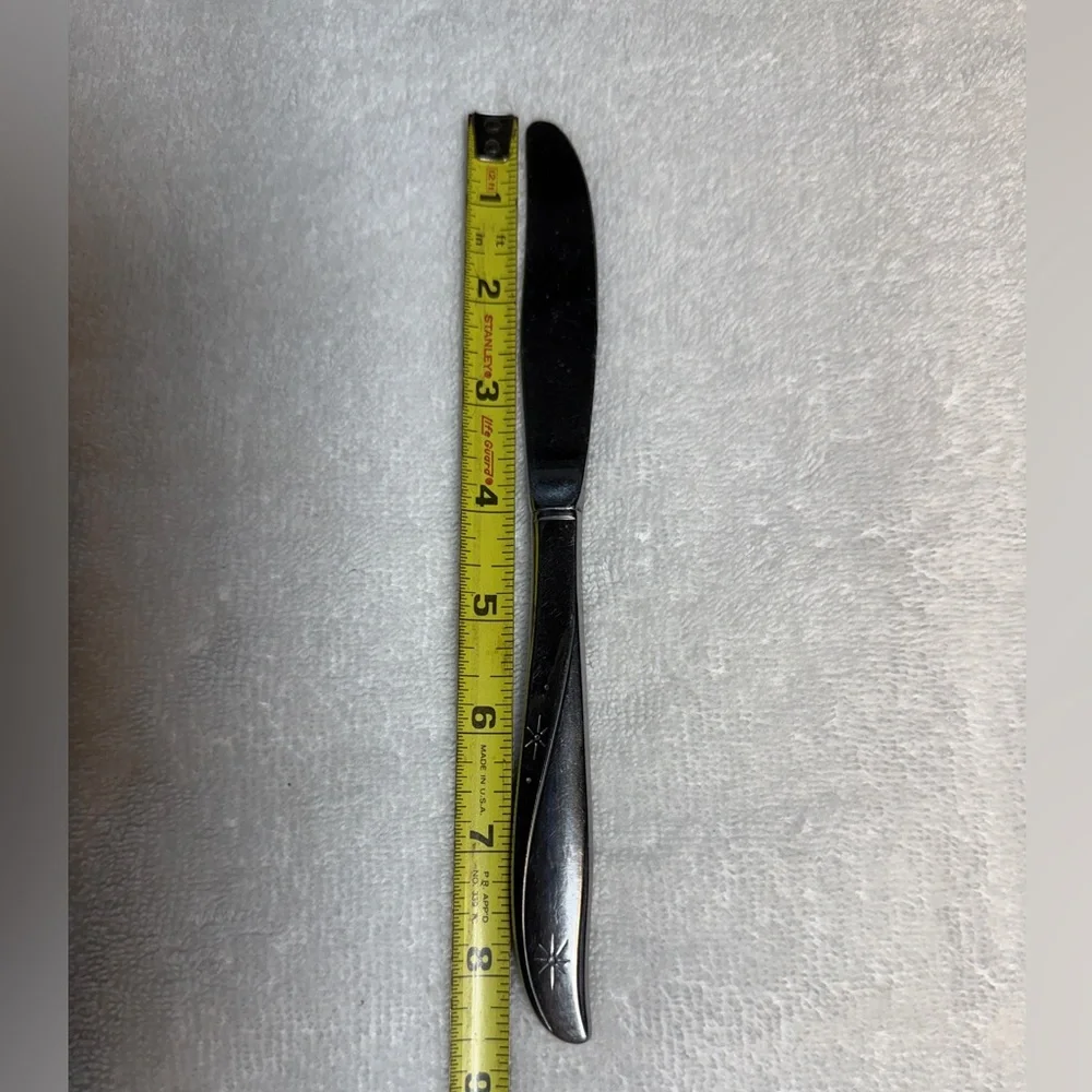 Stainless Steel Star-Accent Butter Knife - Silver